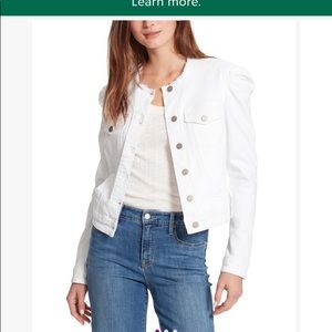 Sanctuary White Jean Jacket